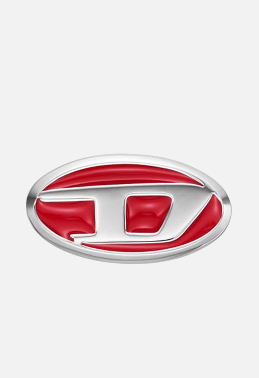 Diesel  - Enamel and stud earring dx1443040- red
