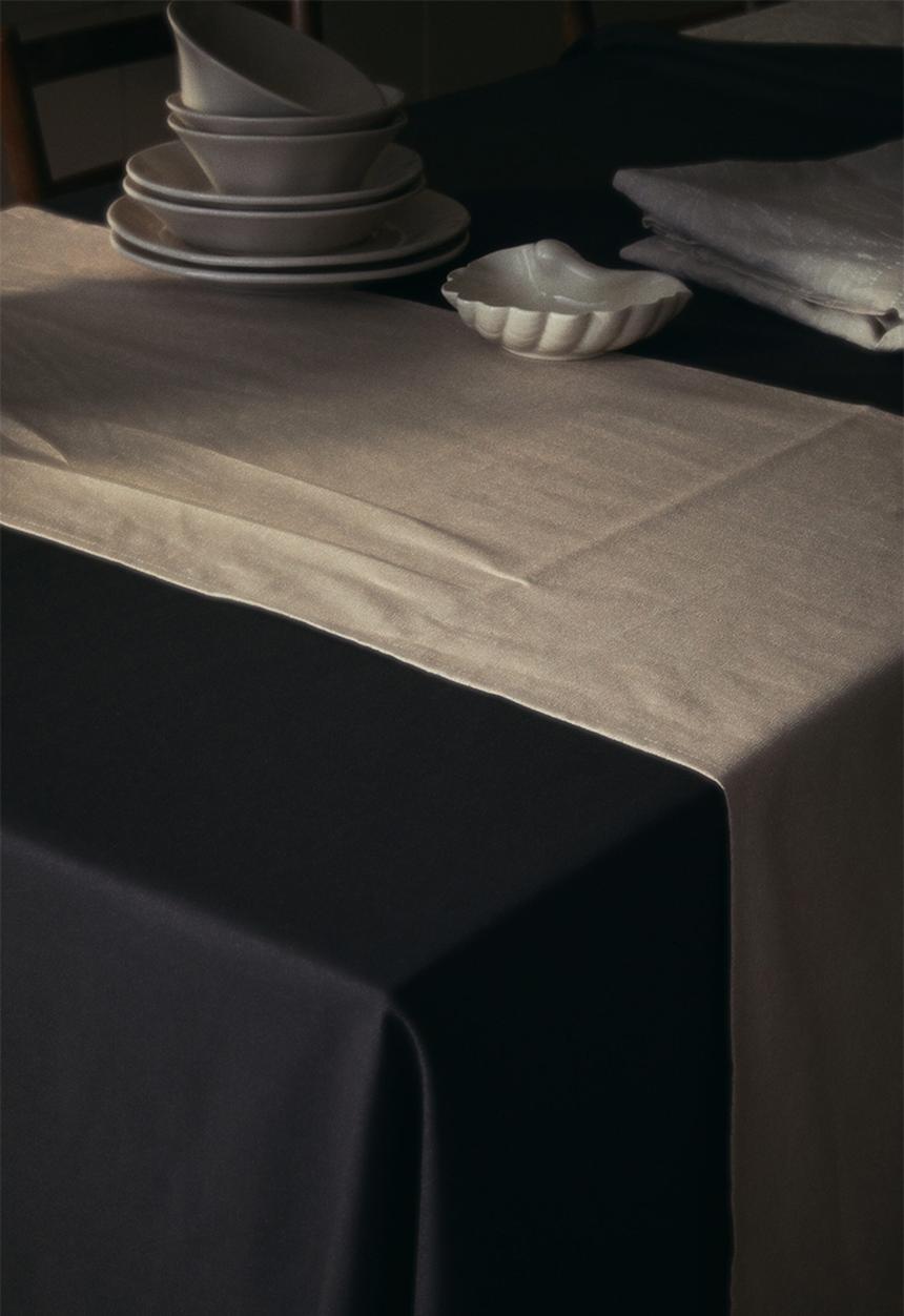 H&M - Cotton tablecloth - dark grey