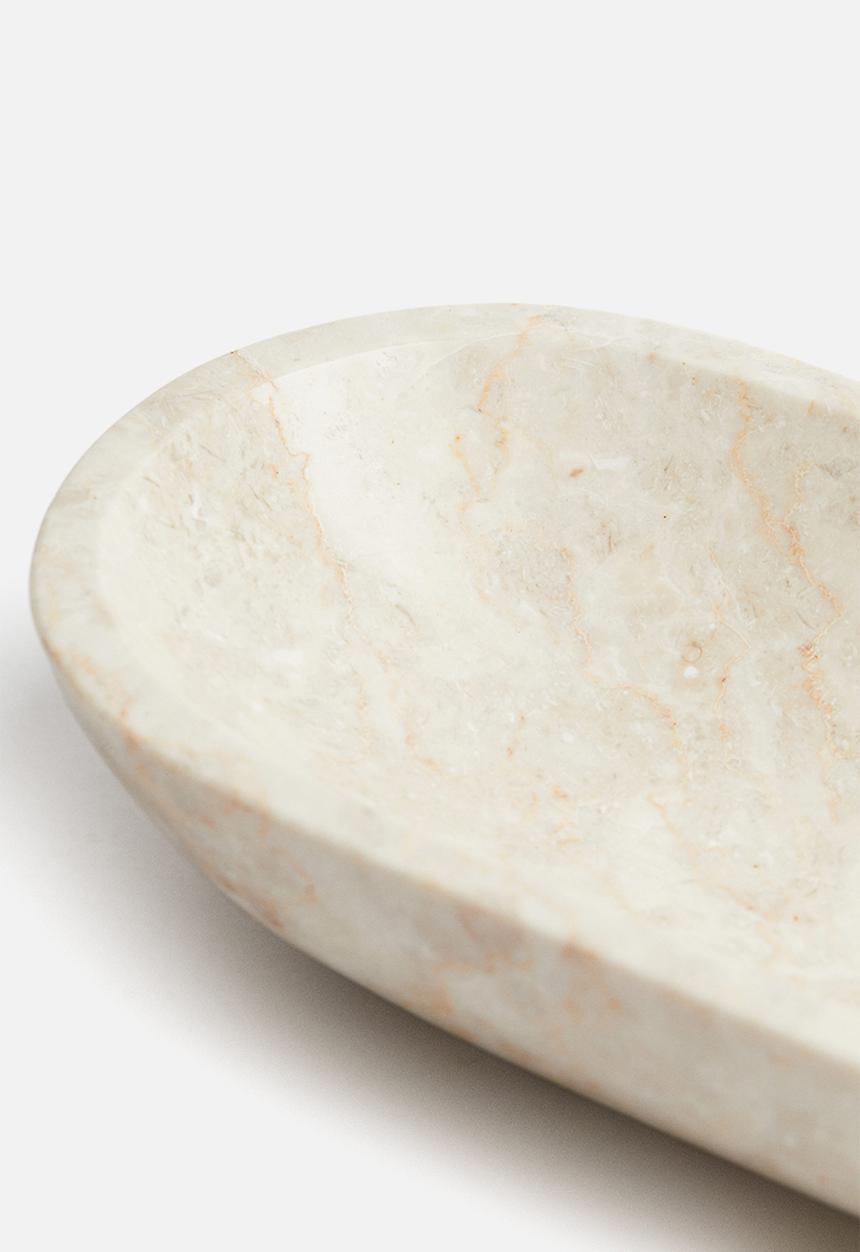 H&M - Marble serving bowl - beige