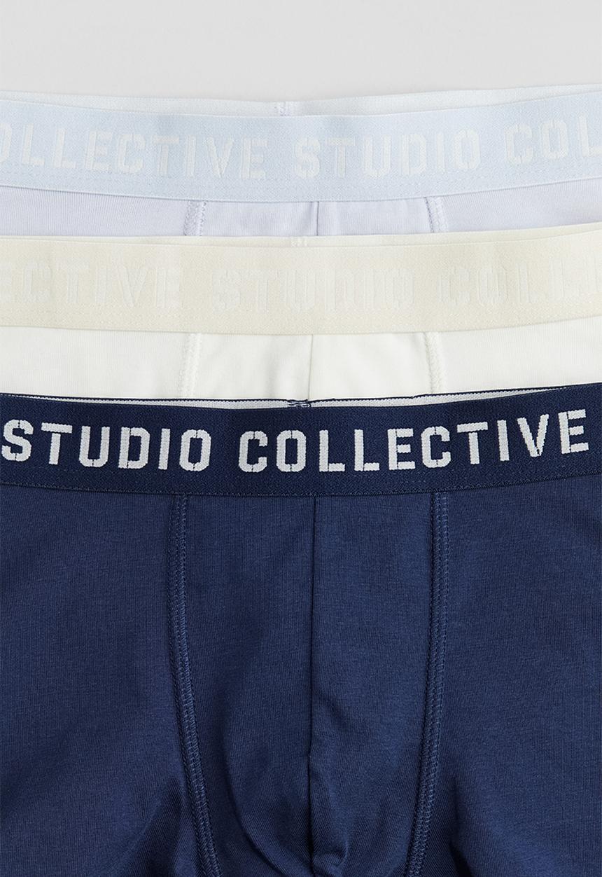 H&M - 5-Pack trunks - light blue & navy blue