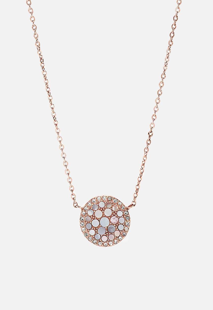 Fossil - Val mosaic necklace jf01740791- rose gold