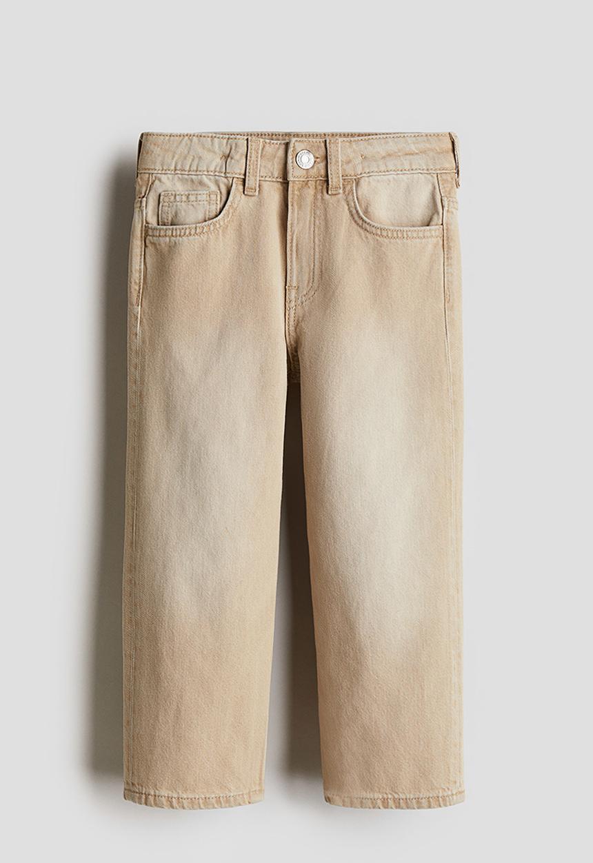 H&M - Loose fit jeans - beige