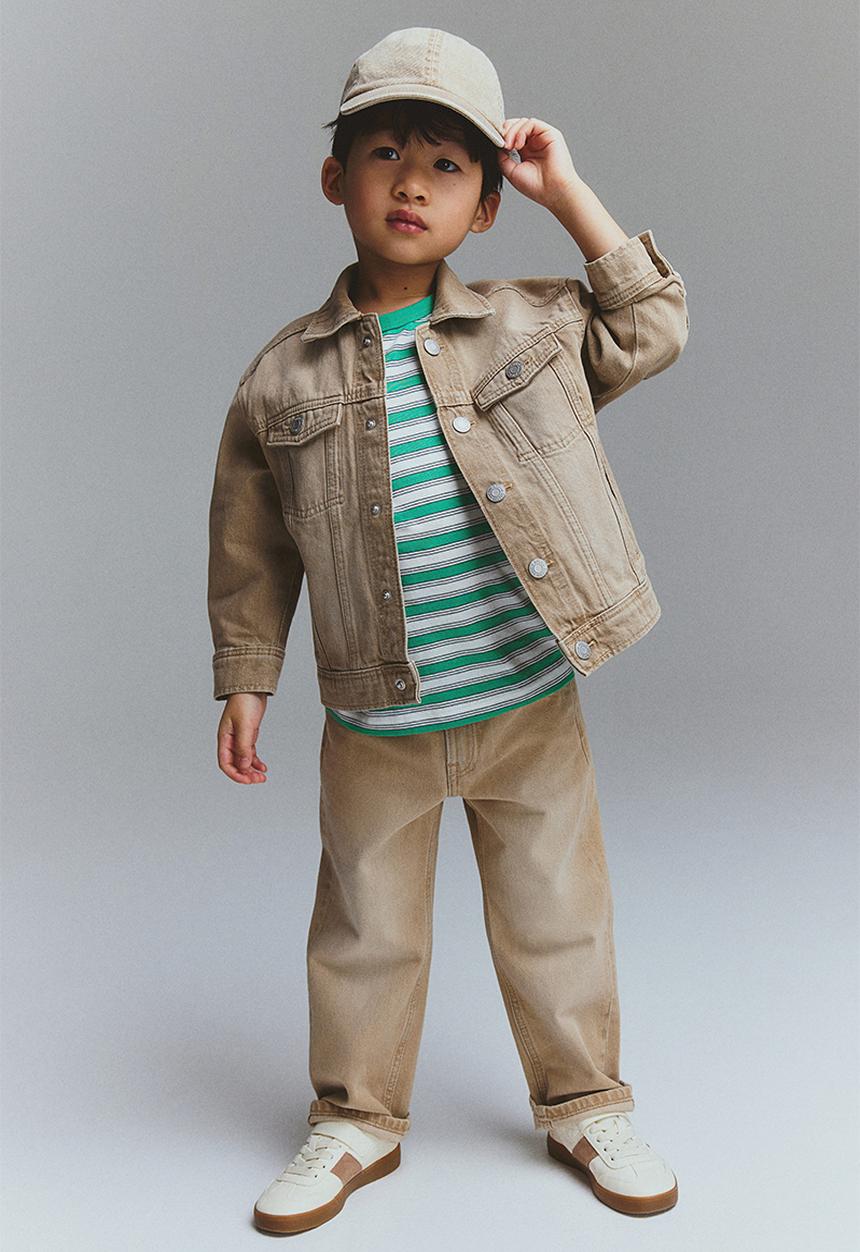 H&M - Loose fit jeans - beige
