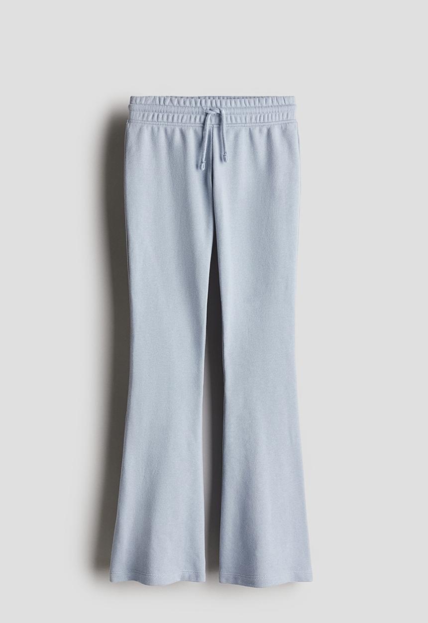 H&M - Flared joggers - light blue
