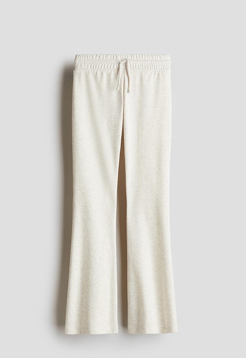 H&M - Flared joggers - light beige