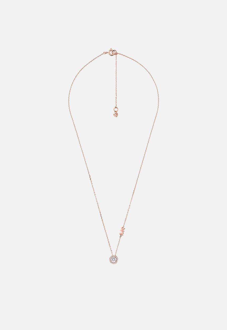 Michael Kors - 14k  sterling silver pendant necklace mkc1208an791- rose gold