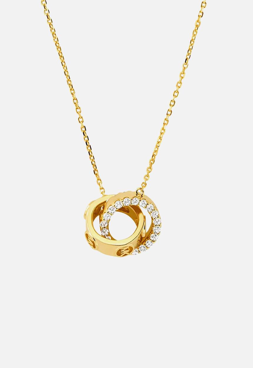 Michael Kors - Sterling silver pendant necklace  MKc1554an710- gold