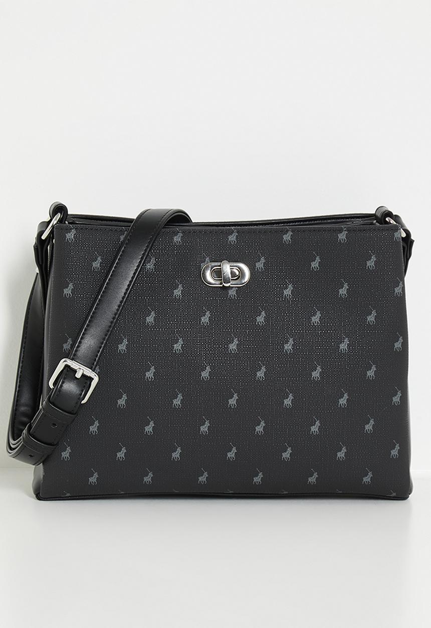 POLO - Iconic multi compartment sling - black