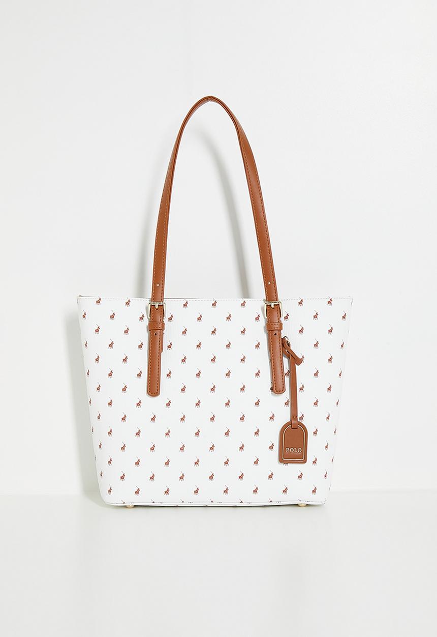 POLO - Iconic Medium Tote bag - White