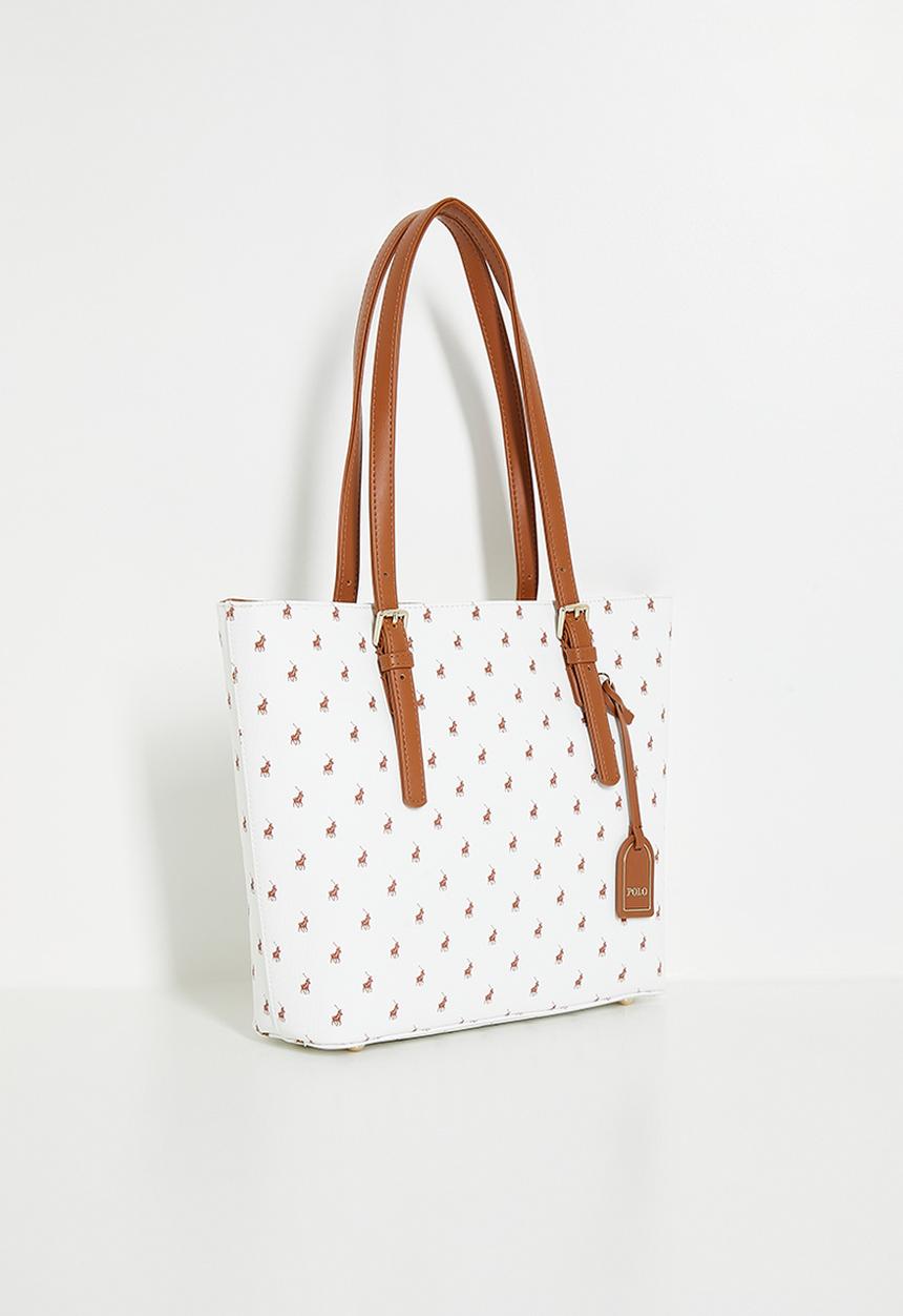 POLO - Iconic Medium Tote bag - White