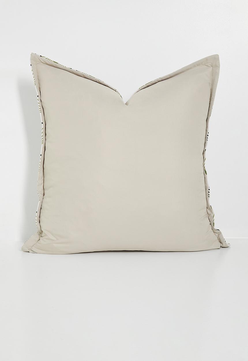 Grey Gardens - Fan Cushion Cover - Olive