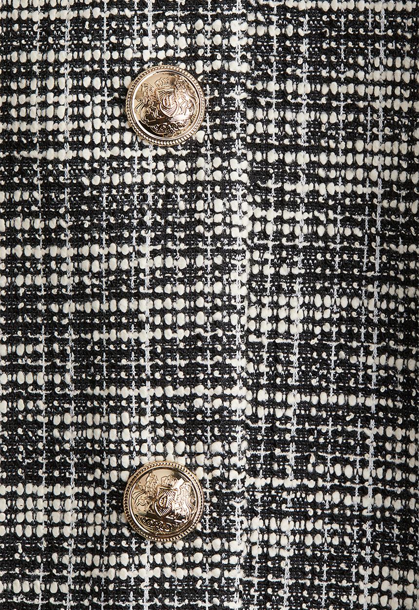 H&M - Bouclé jersey waistcoat - black marl