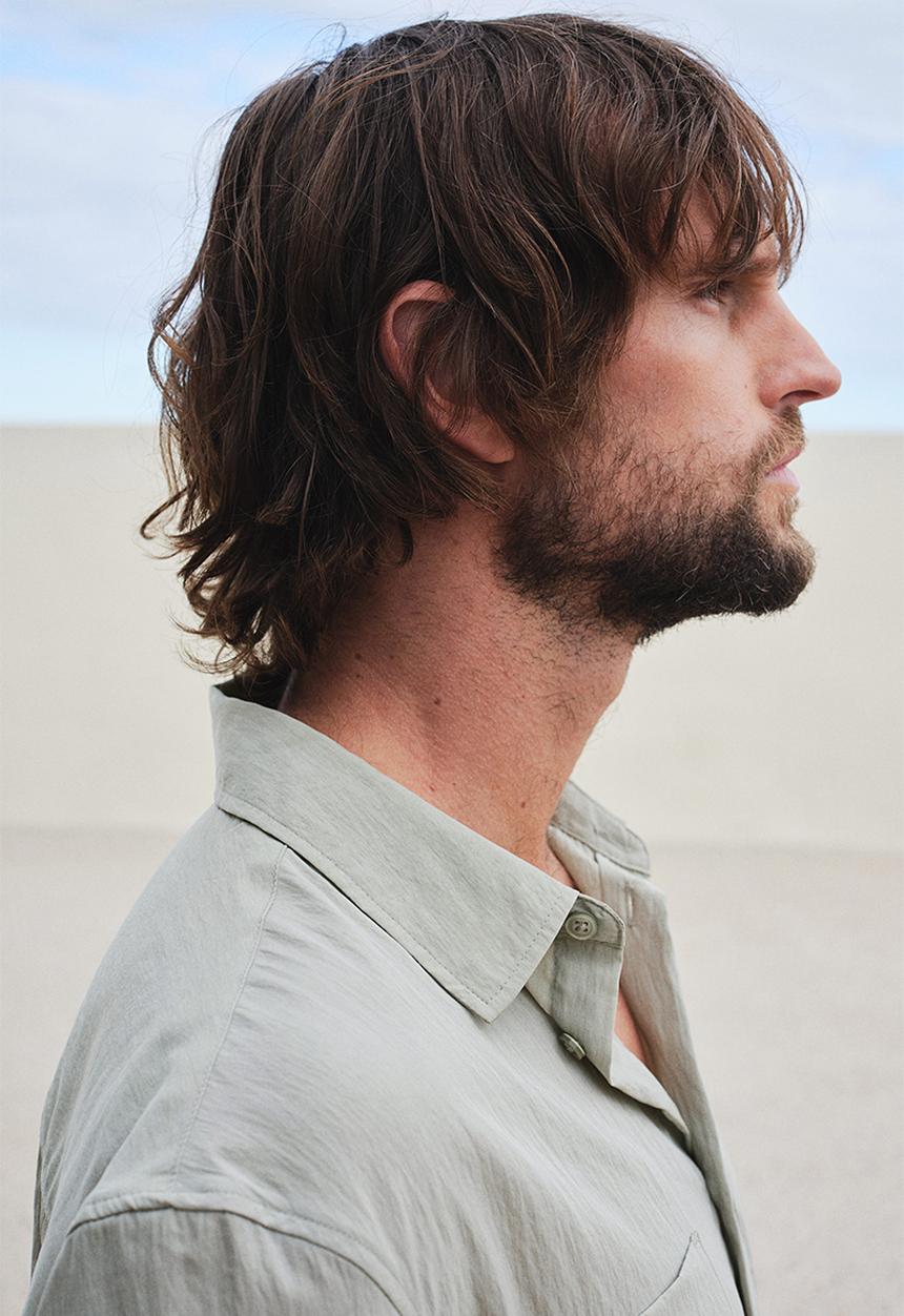 H&M - Regular fit utility shirt - beige