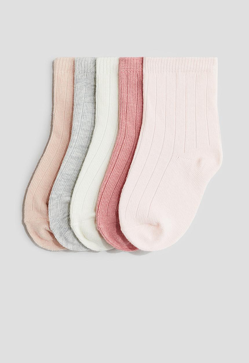H&M - 5-Pack knitted socks - multi 