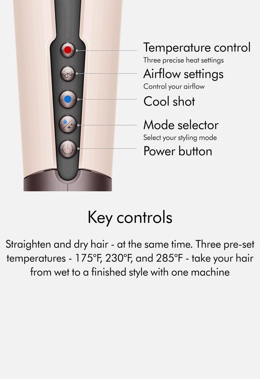 dyson - Airstrait™ Straightener - Ceramic Pink/Rose Gold
