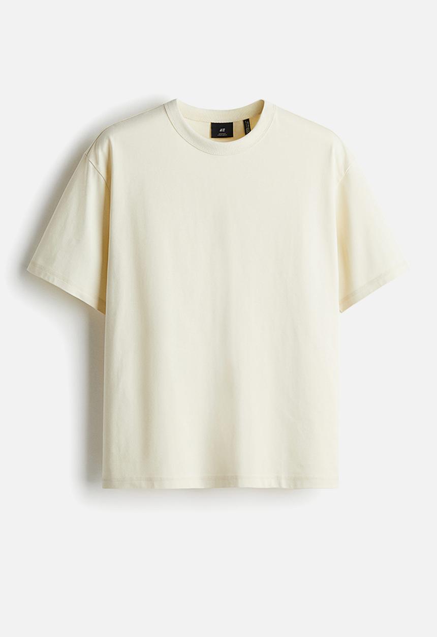 H&M - Coolmax® loose fit t-shirt - light beige