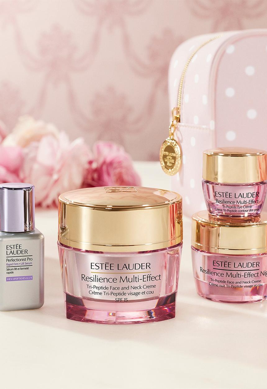 Estee Lauder - Estee Lauder x Laduree Resilience Multi-Effect Skincare Set