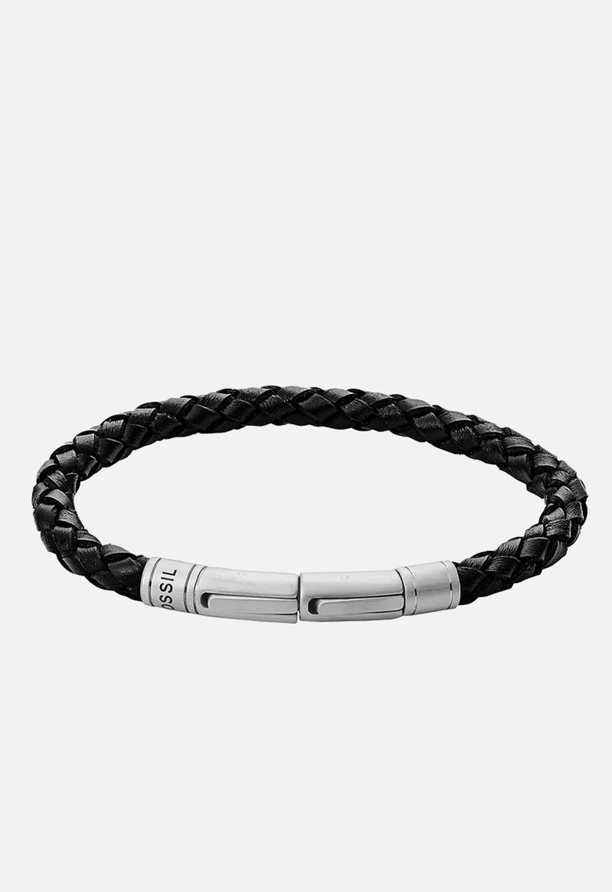 Fossil - Skinny braid bracelet jf00510797- black