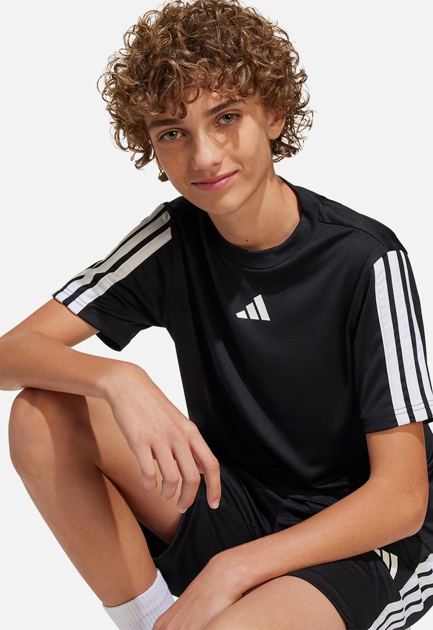 adidas Performance - J Tr-Es 3S Tee - Black/White