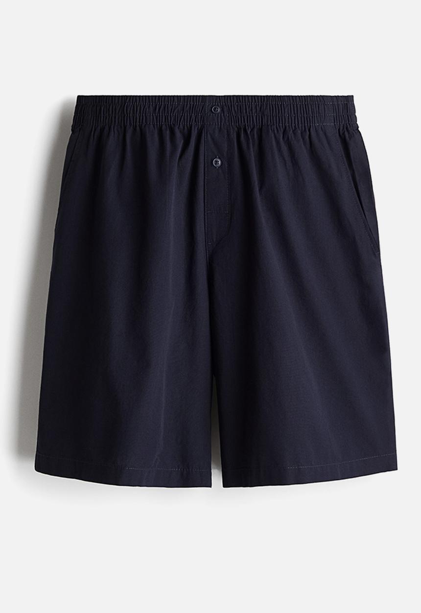 H&M - Pyjama t-shirt and shorts - navy blue