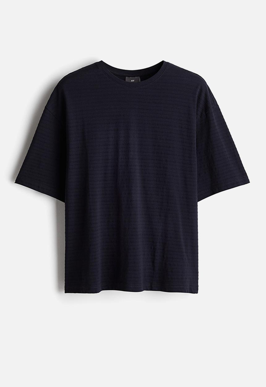 H&M - Pyjama t-shirt and shorts - navy blue