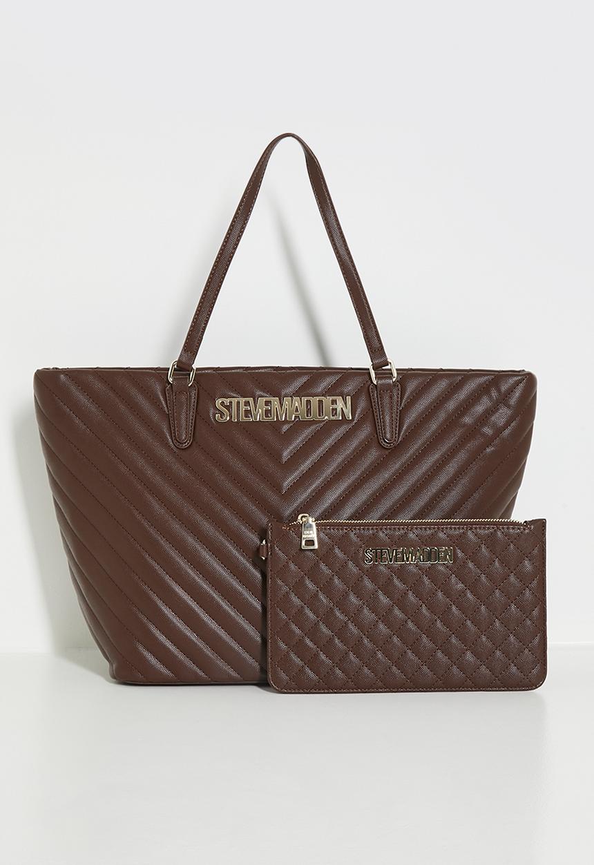 Steve Madden - Bjude tote bag - burgandy/ gold
