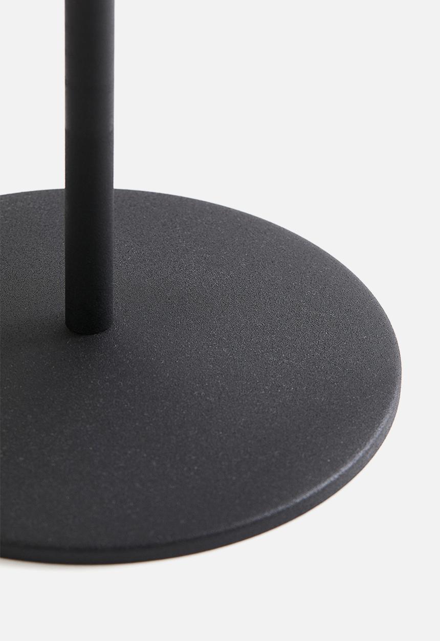 H&M - Tall metal candle holder - black