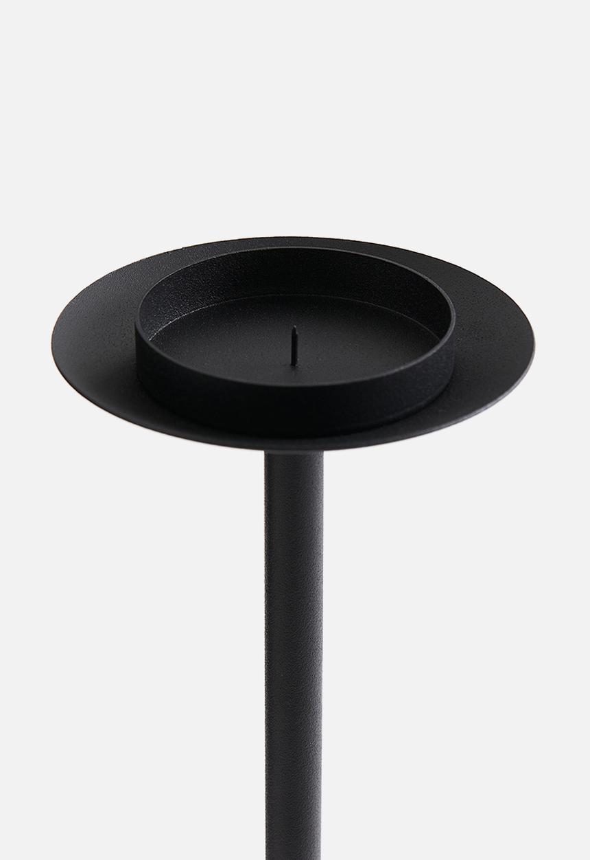 H&M - Tall metal candle holder - black