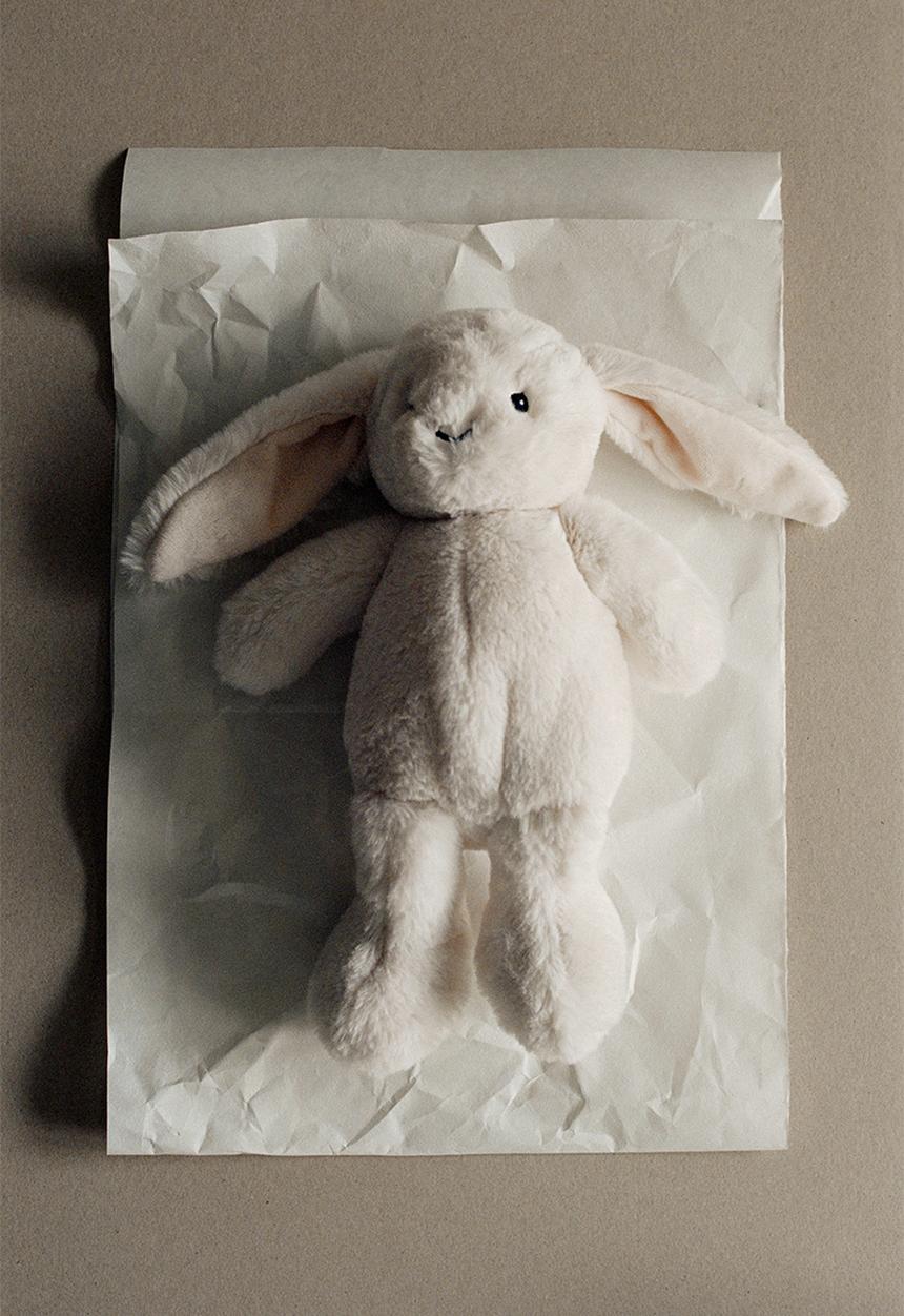 H&M - Bunny soft toy - white