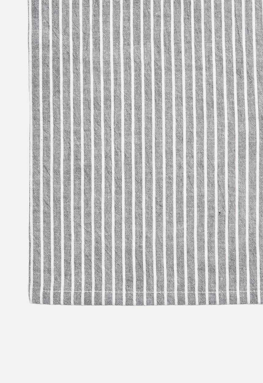 Sixth Floor - Cotton Yarn Dye Stripe Napkin Set of 4 - Grey & White