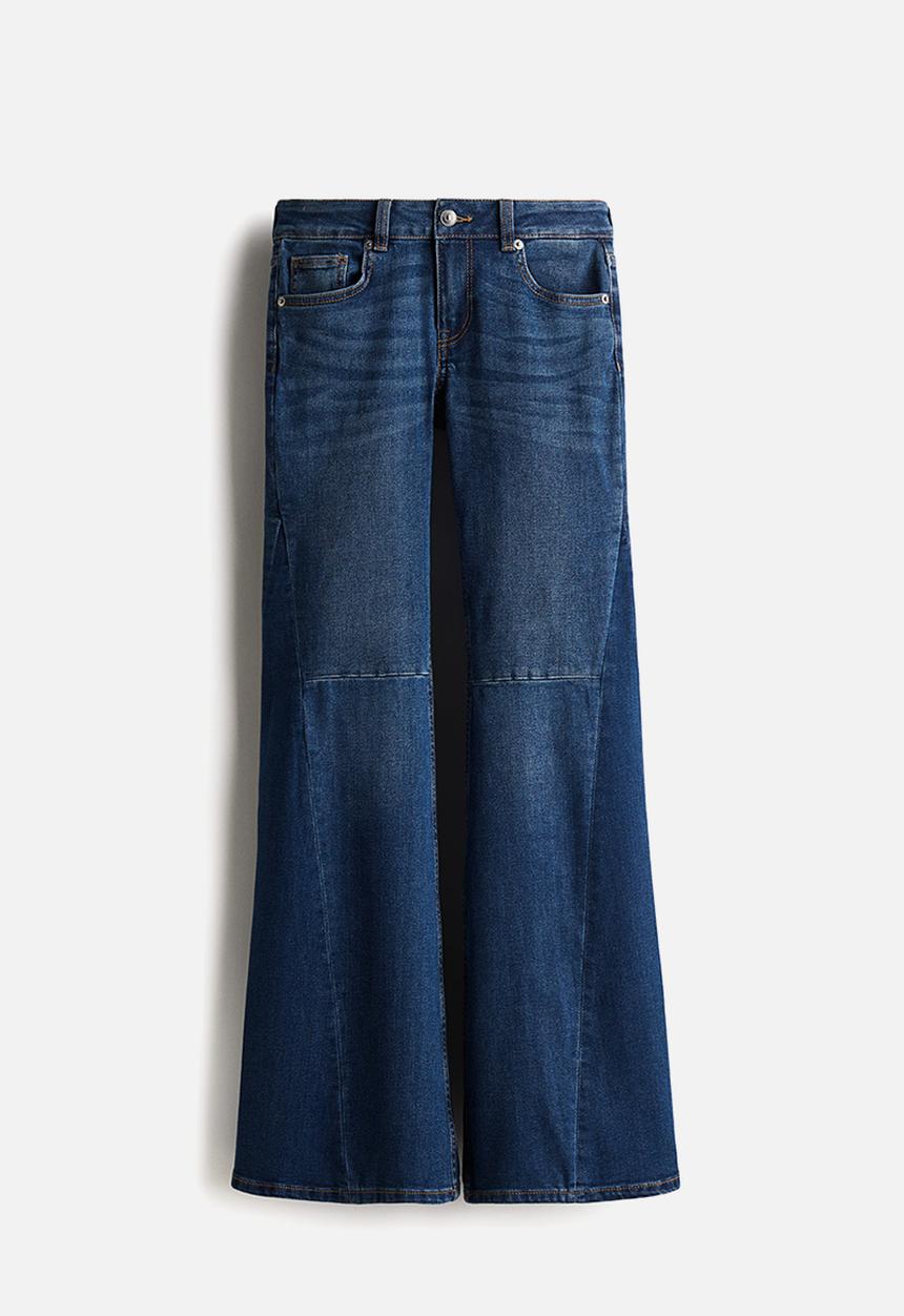H&M - Flared low jeans - denim blue