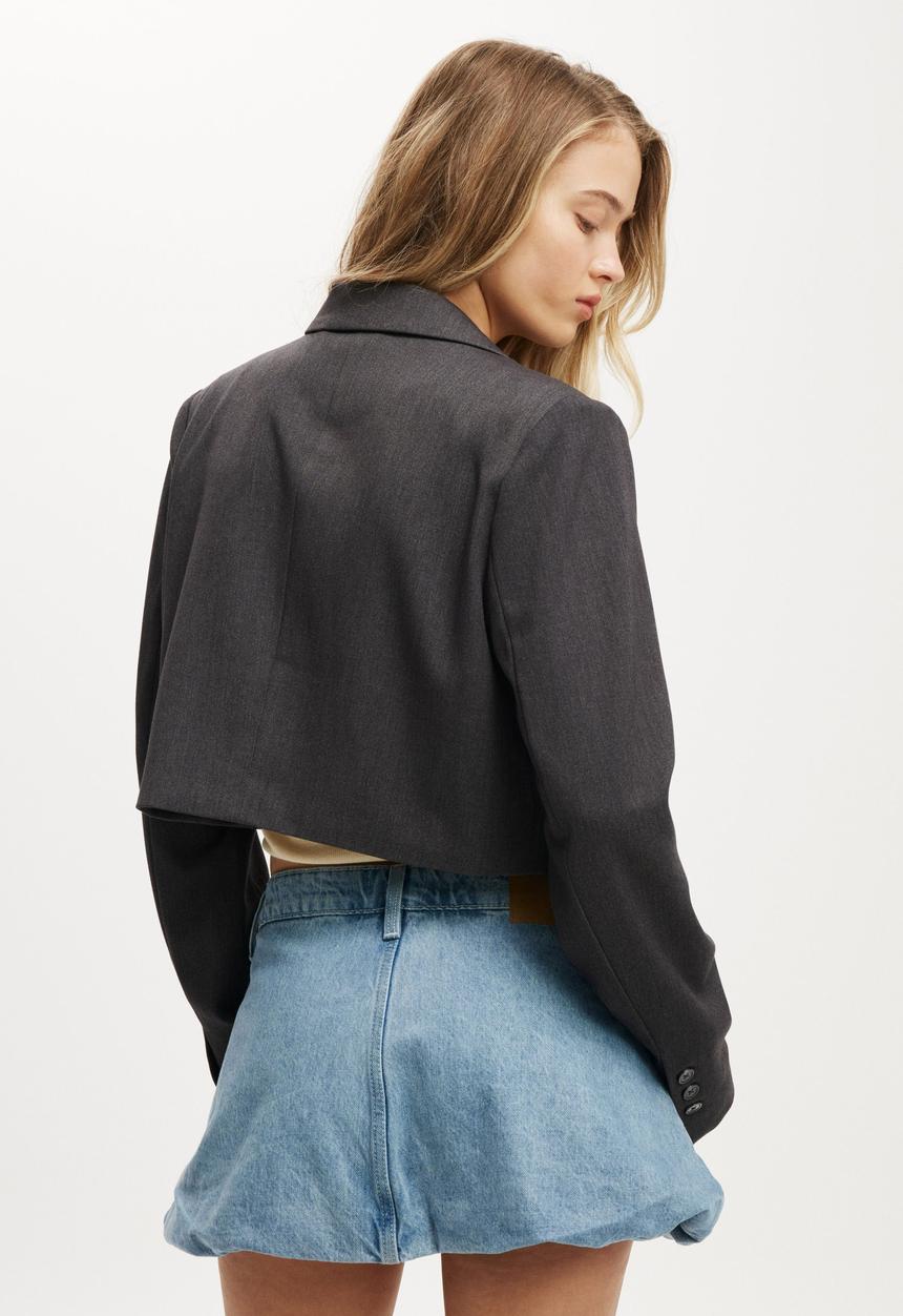 Cotton On - Boxy blazer - charcoal
