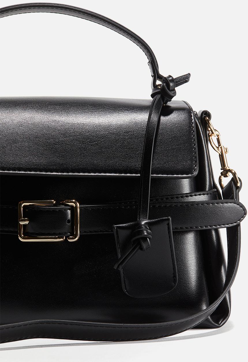 H&M - Strap-detail crossbody bag - black