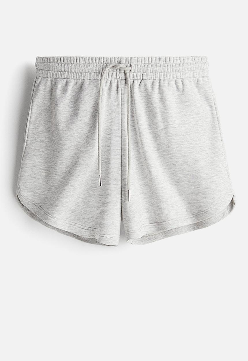H&M - Sweatshirt shorts - light grey marl