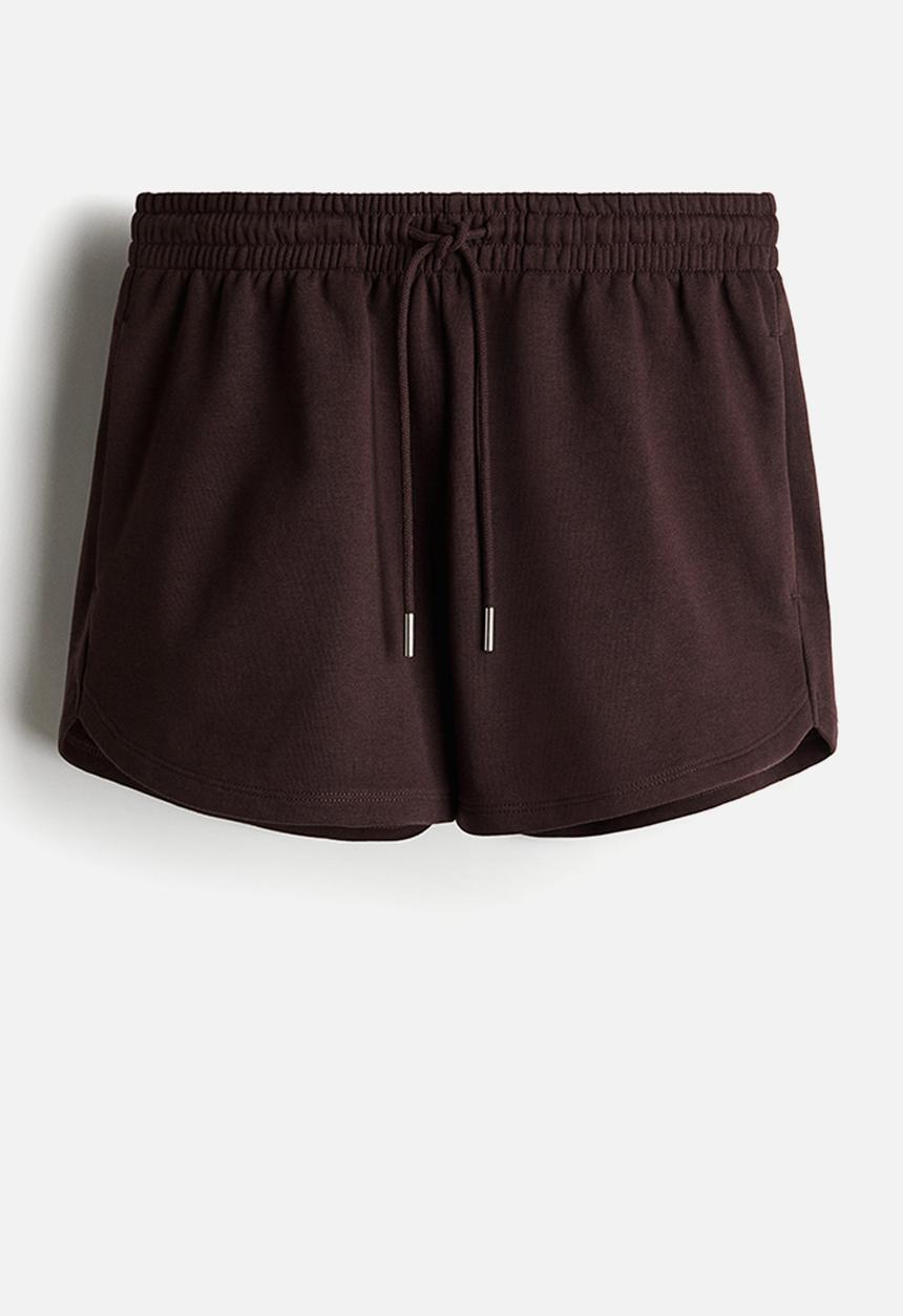 H&M - Sweatshirt shorts - dark brown