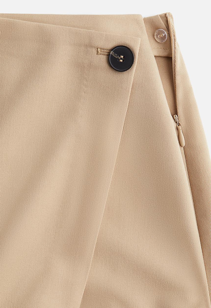 H&M - Wrap skort - beige