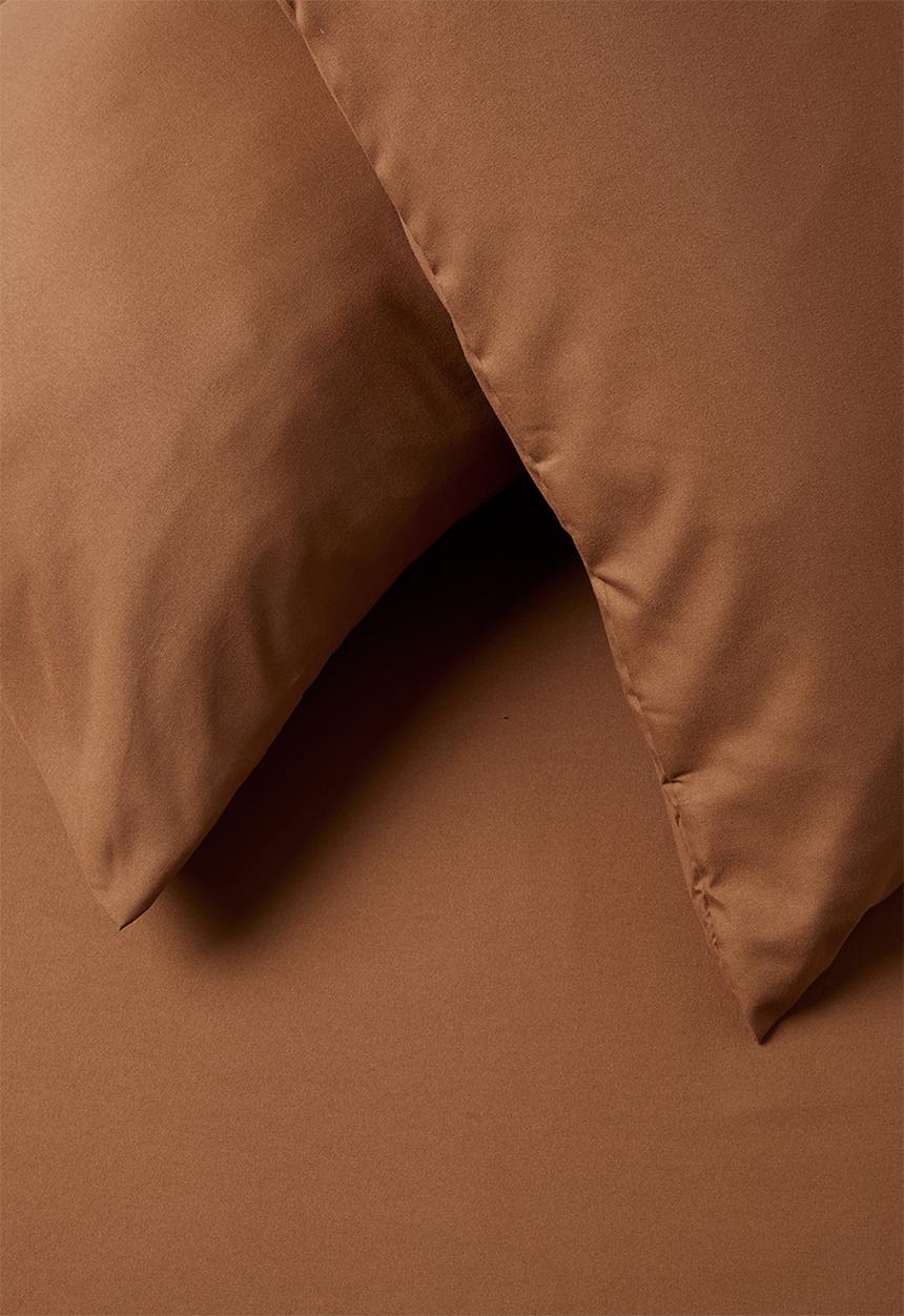 Sixth Floor - Recycled microfibre standard pillowcase set Terracotta