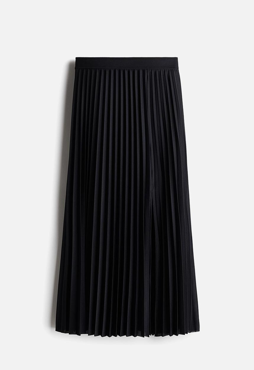 H&M - Pleated skirt - black