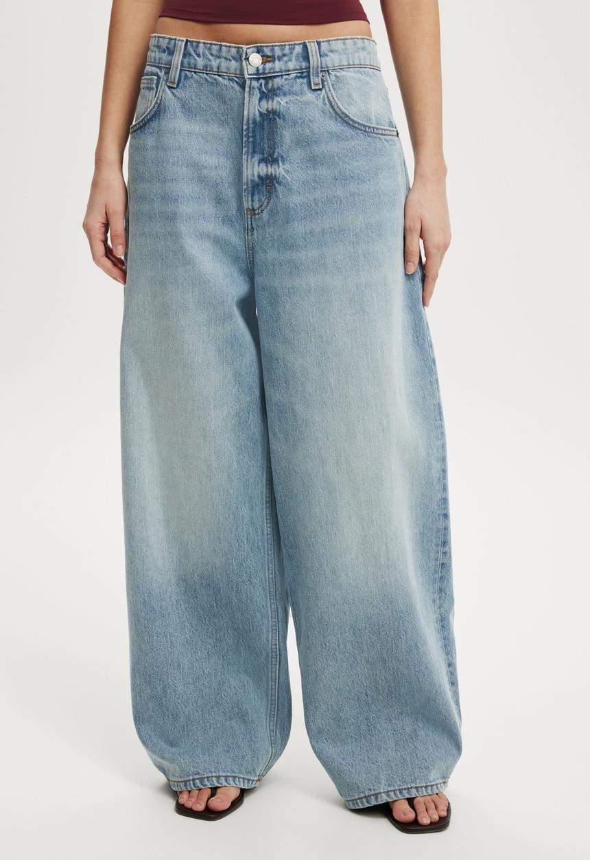 Boyfriend super baggy jean - olsen blue