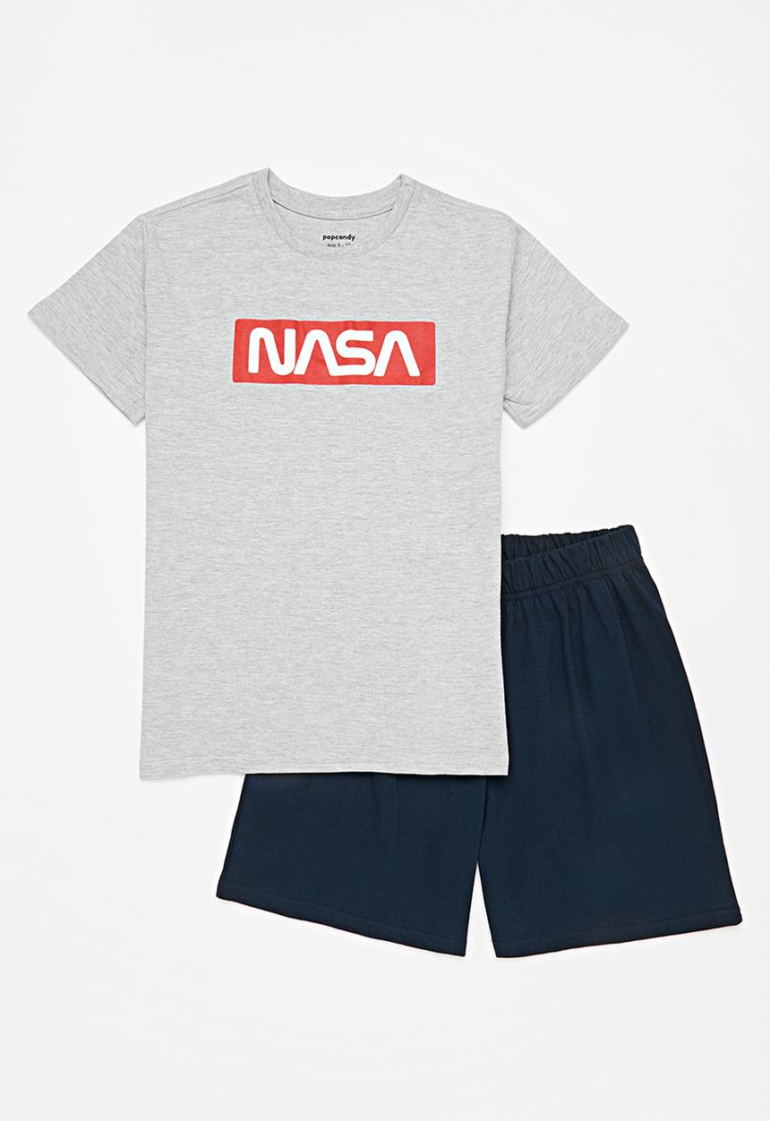 Pop Candy - Nasa pj set - grey & blue