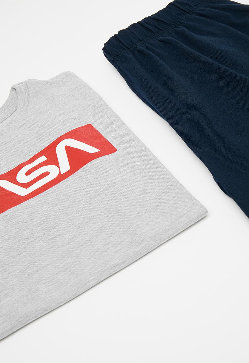 Pop Candy - Nasa pj set - grey & blue