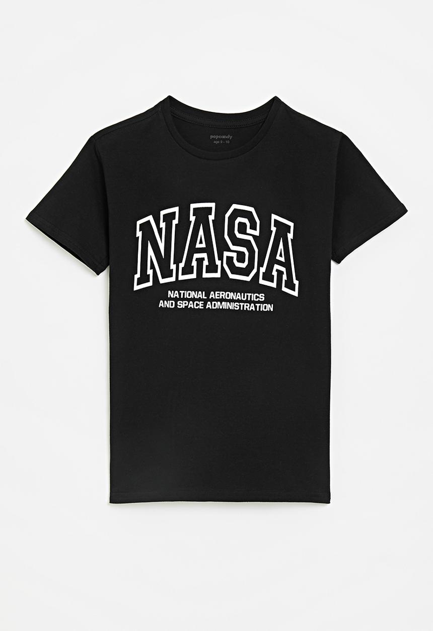 Pop Candy - Nasa tee - black & white