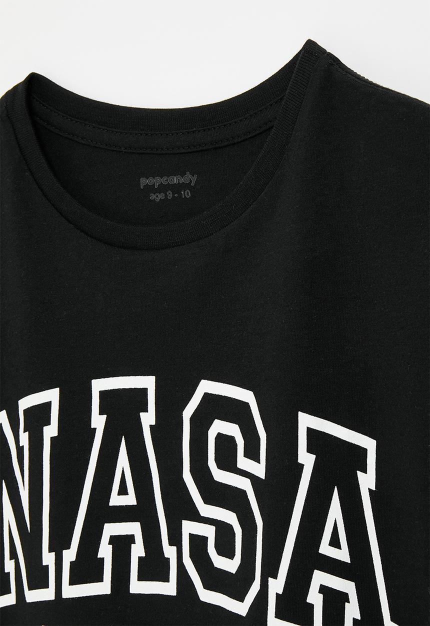 Pop Candy - Nasa tee - black & white