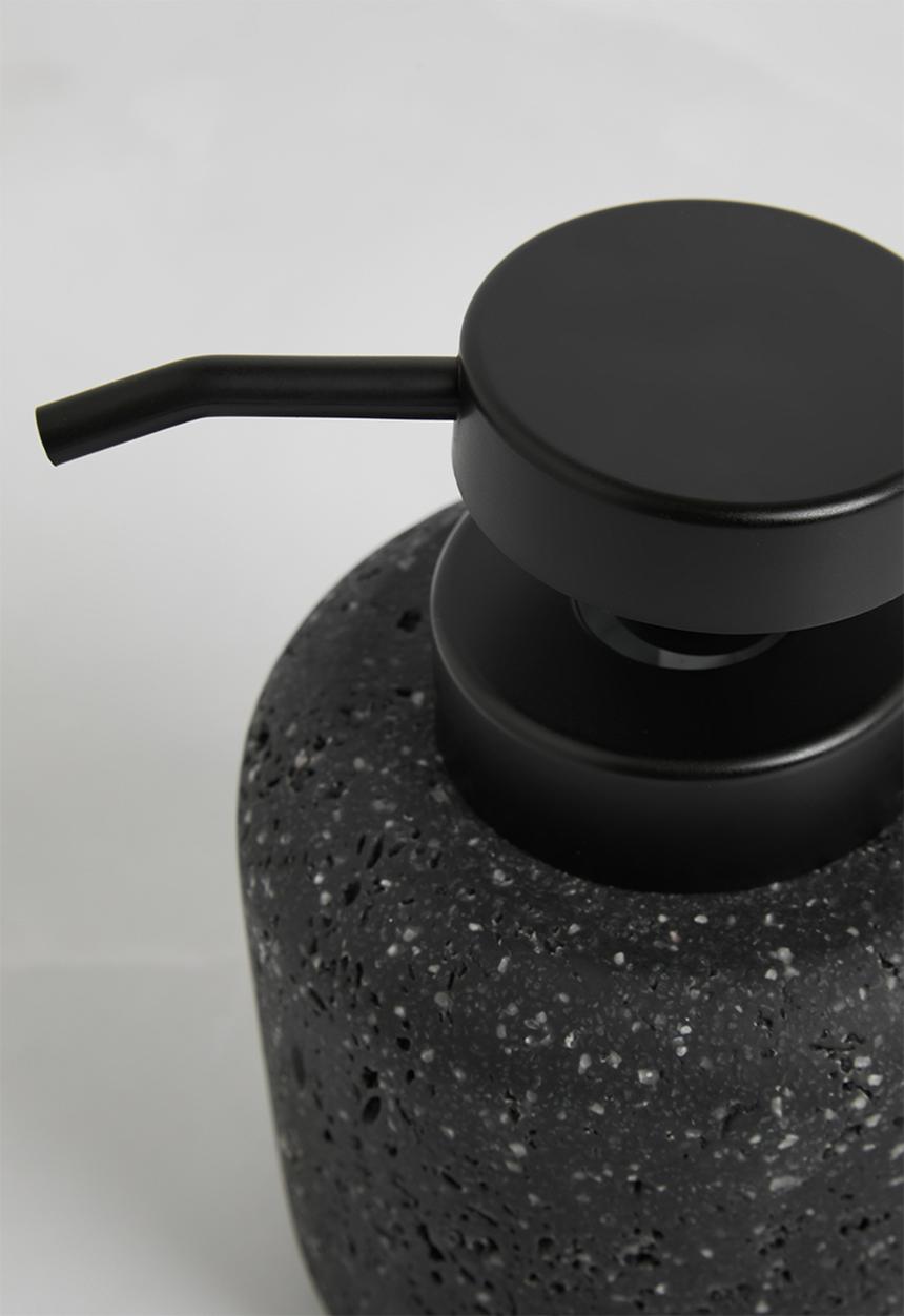 Sixth Floor - Terrazzo Soap Dispenser Black