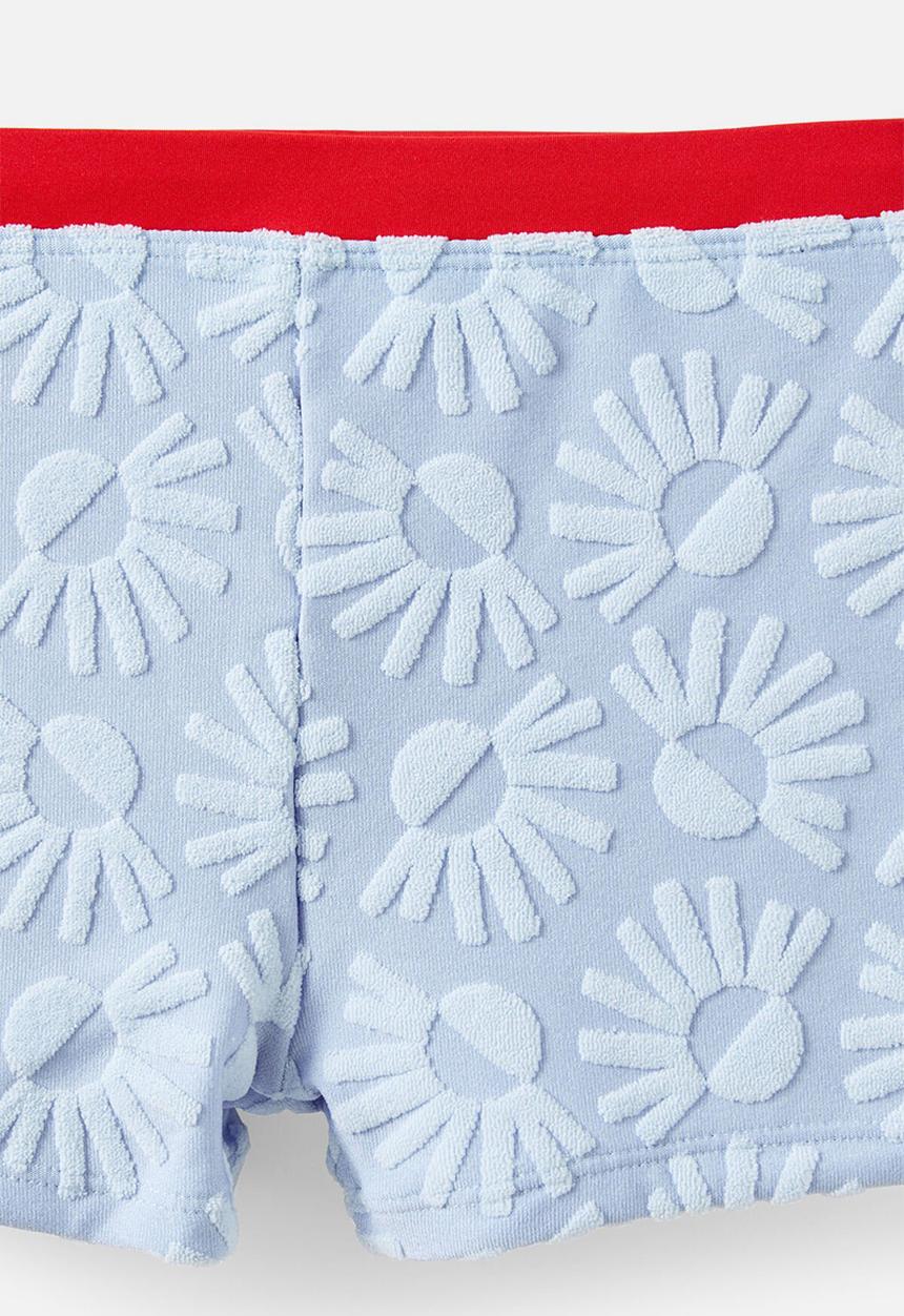 Cotton On - Billy Boyleg Swim Trunk - Dawn Blue/Sun Rays