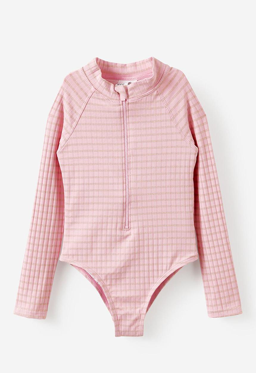 Cotton On - Lydia one piece - marshmellow/shimmer stripe