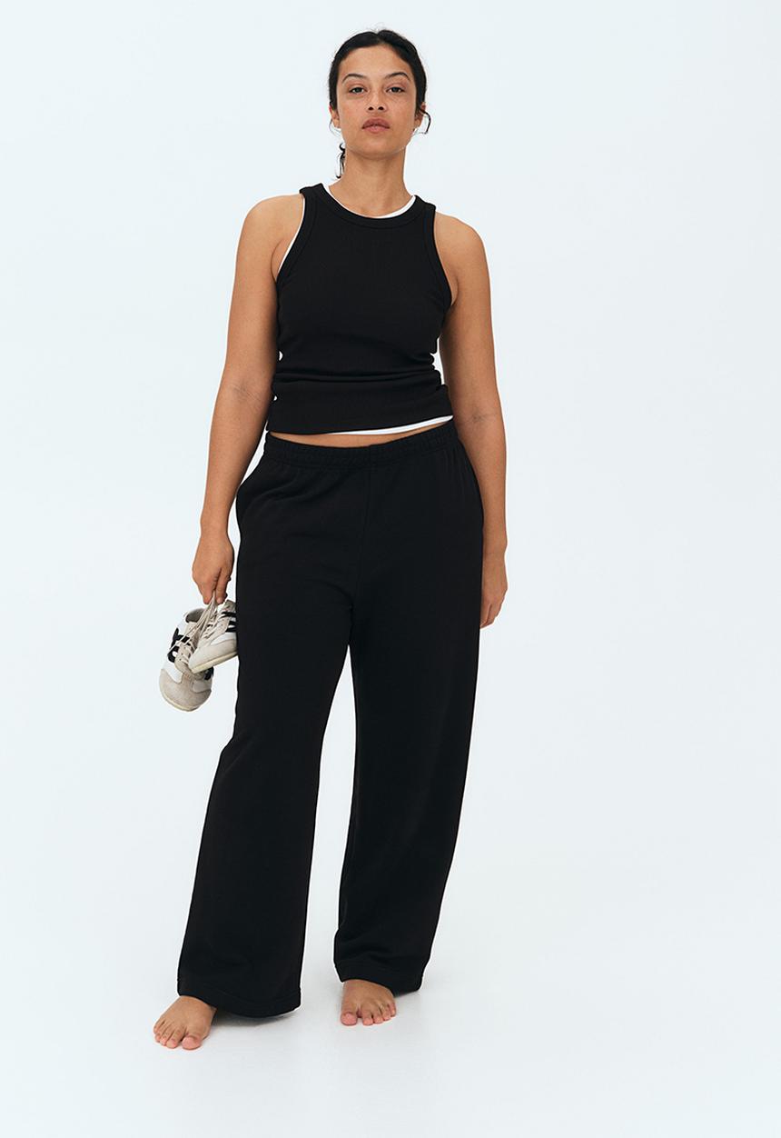H&M - Sweatpants - black
