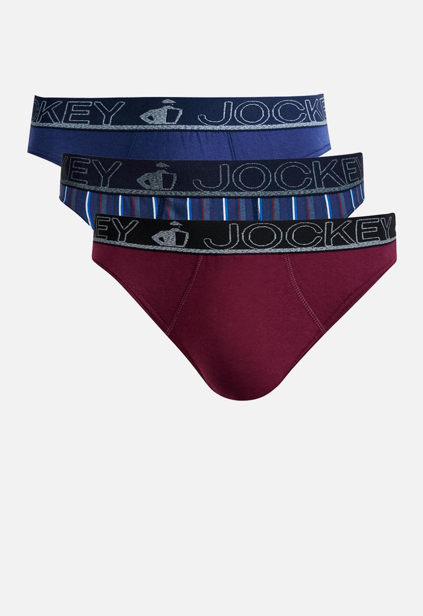 Jockey - 3 Pk Fancy Jockey Brief - multi