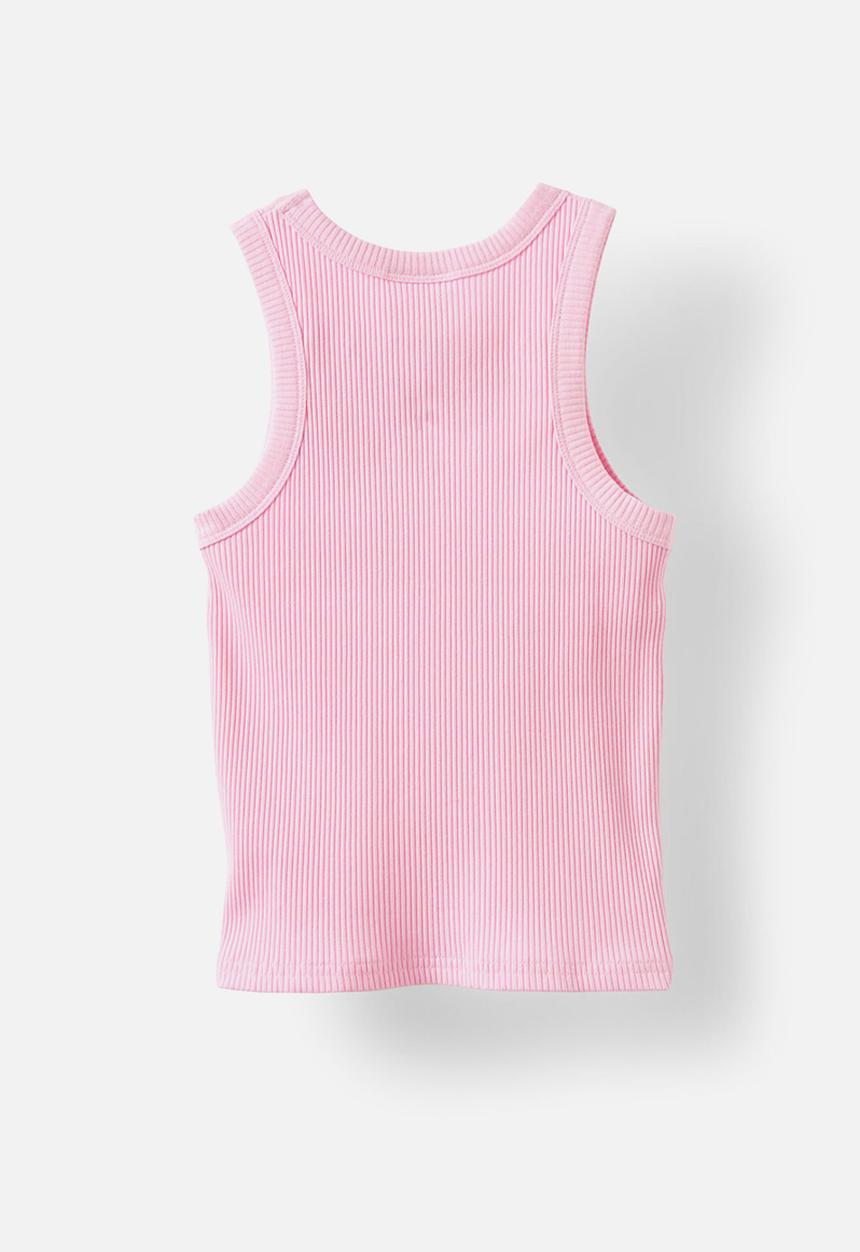 Cotton On - Eleanor tank - fairy pink/bow