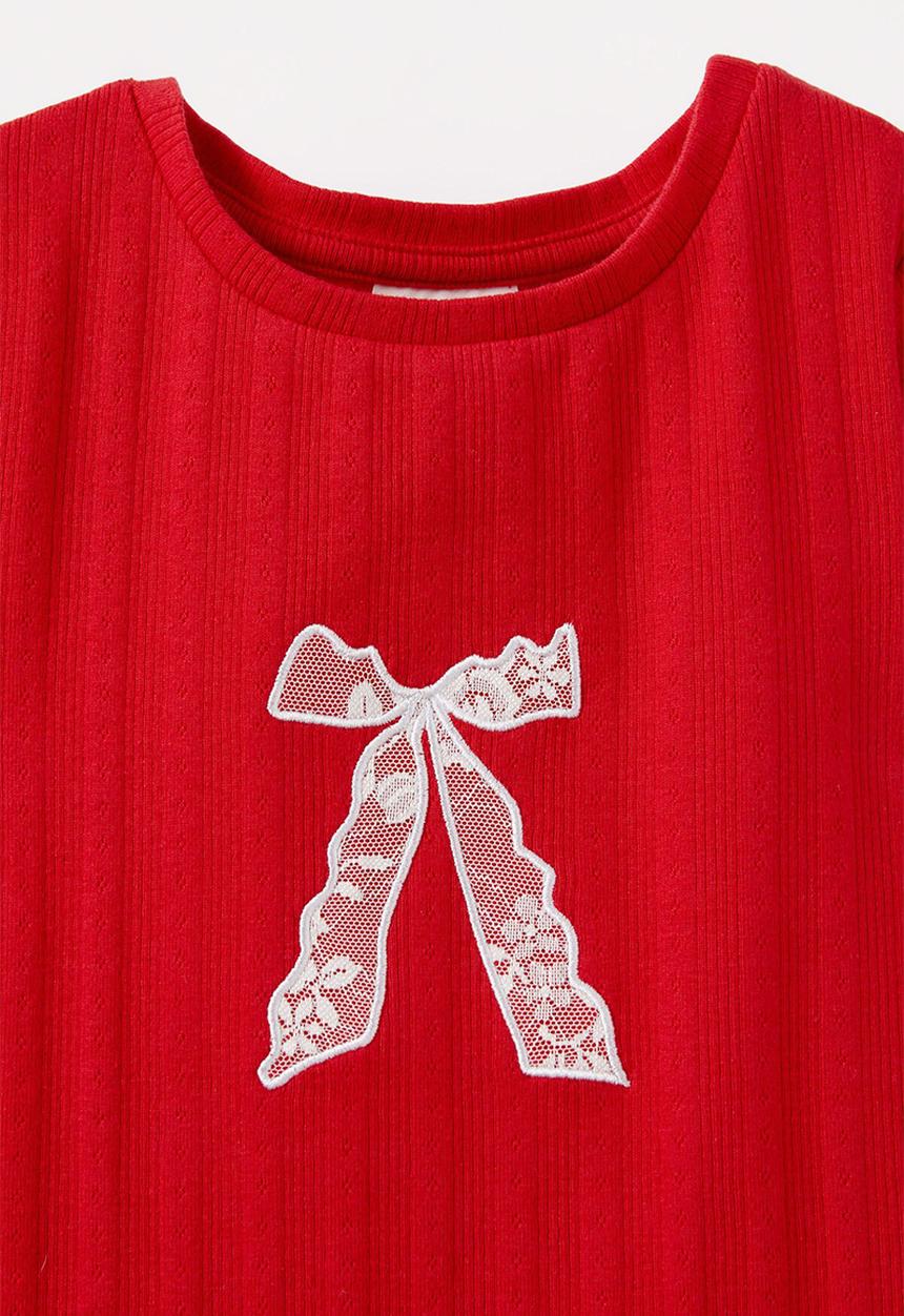 Cotton On - Raya baby tee - varsity red/bow